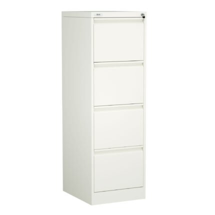 OHX 4-Drawer Filing Cabinet – White